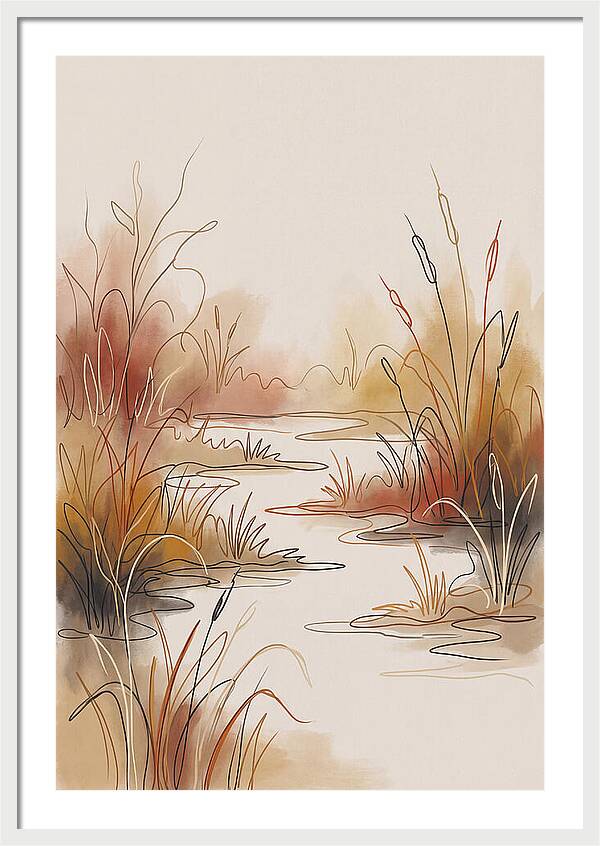 Autumn Wetland Serenity