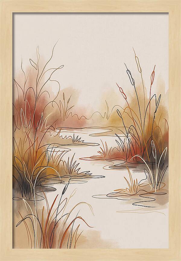 Autumn Wetland Serenity