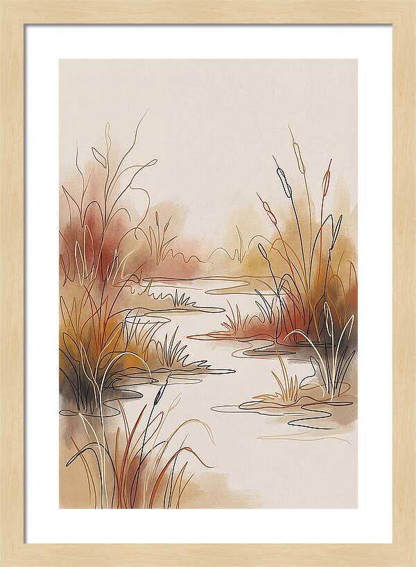 Autumn Wetland Serenity