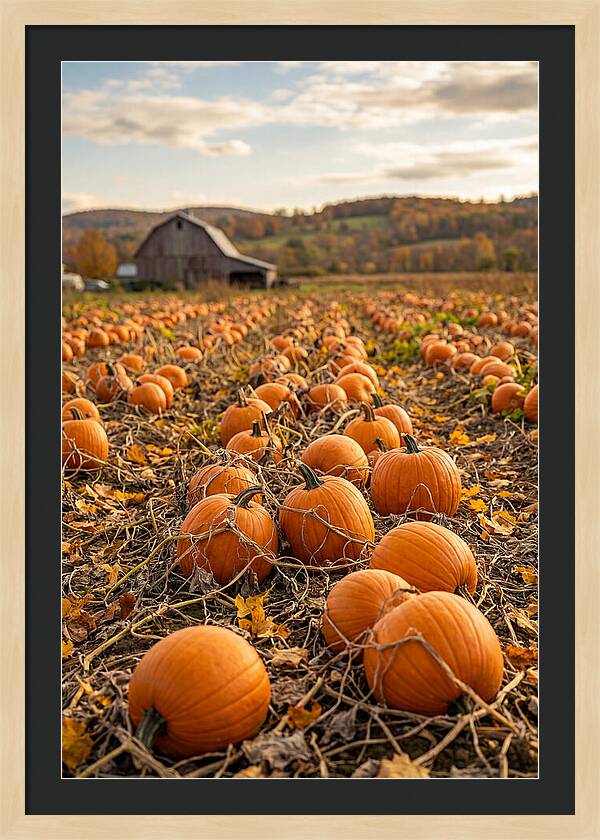 Autumns Bounty Of Pumpkins