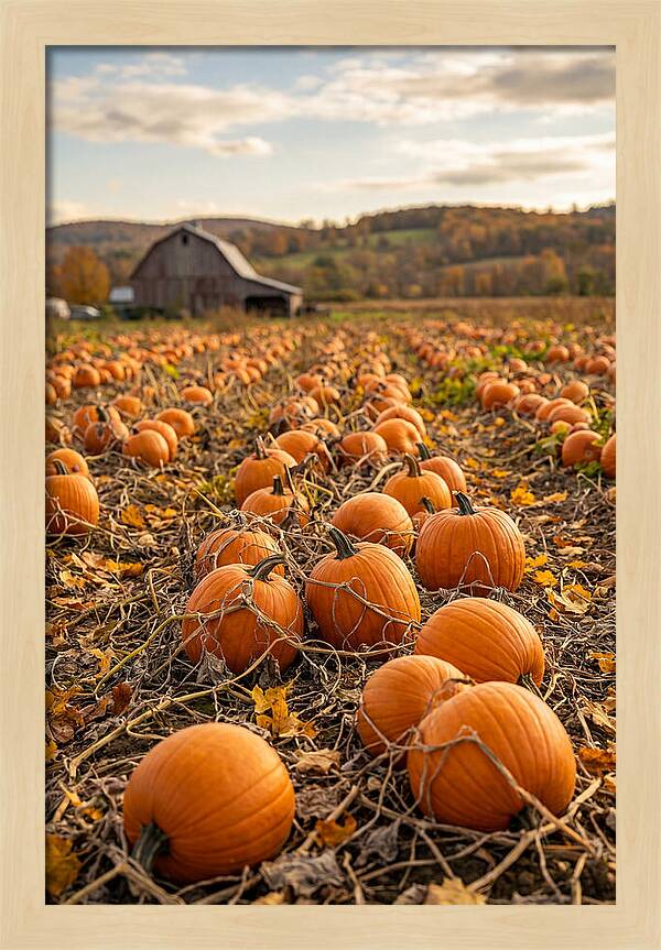 Autumns Bounty Of Pumpkins