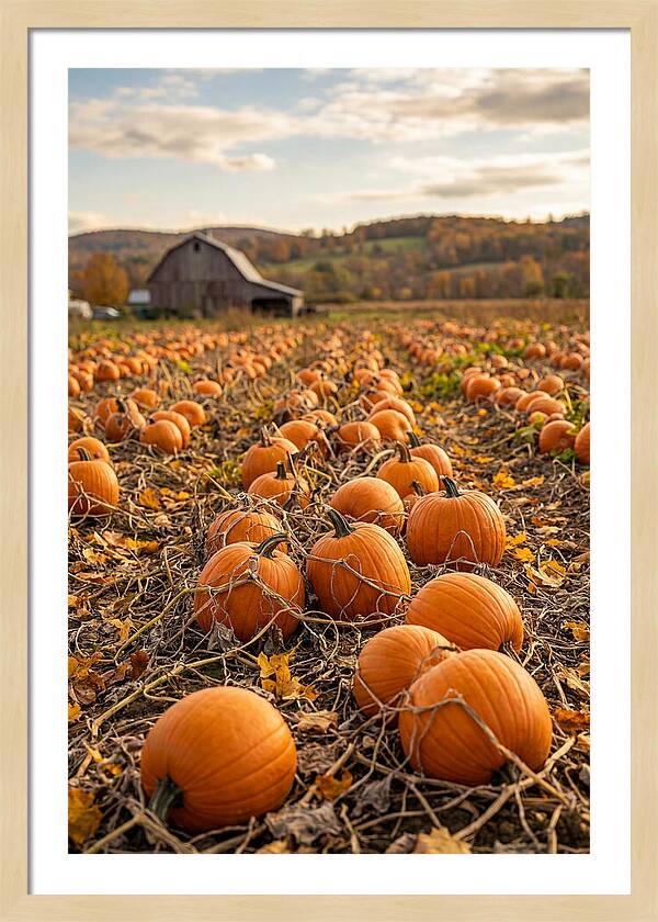 Autumns Bounty Of Pumpkins