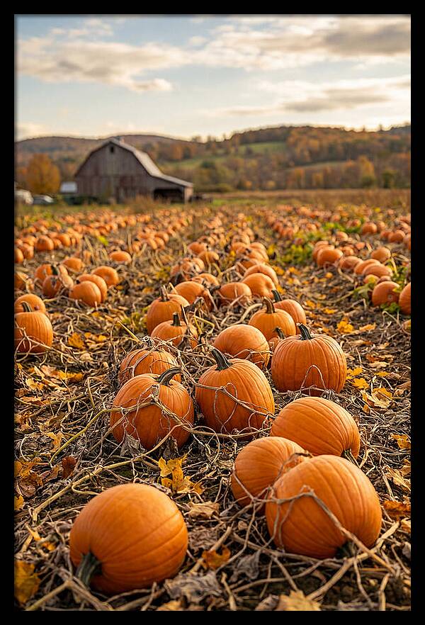 Autumns Bounty Of Pumpkins