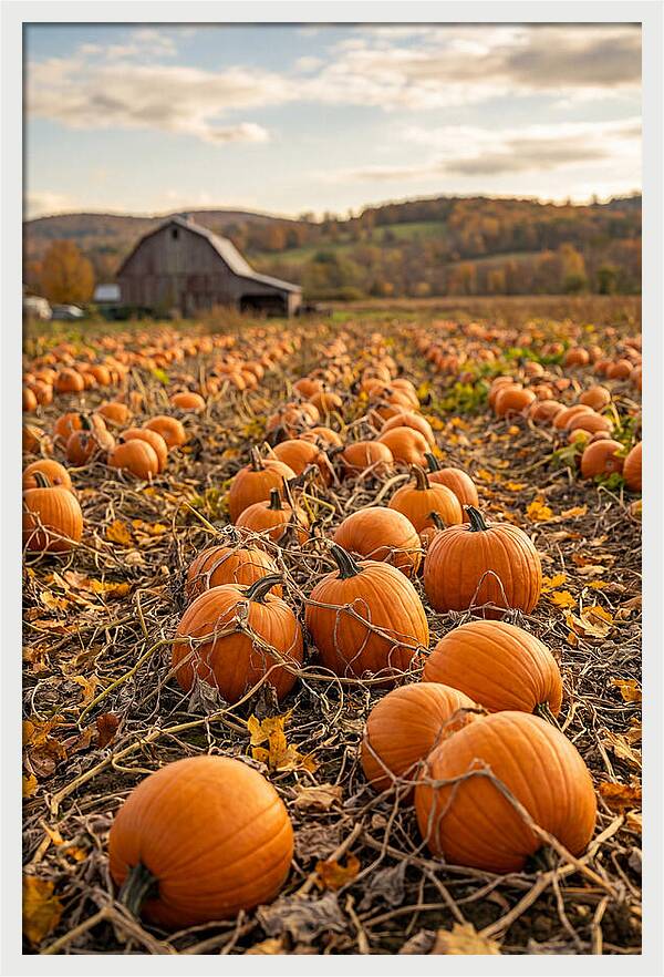 Autumns Bounty Of Pumpkins