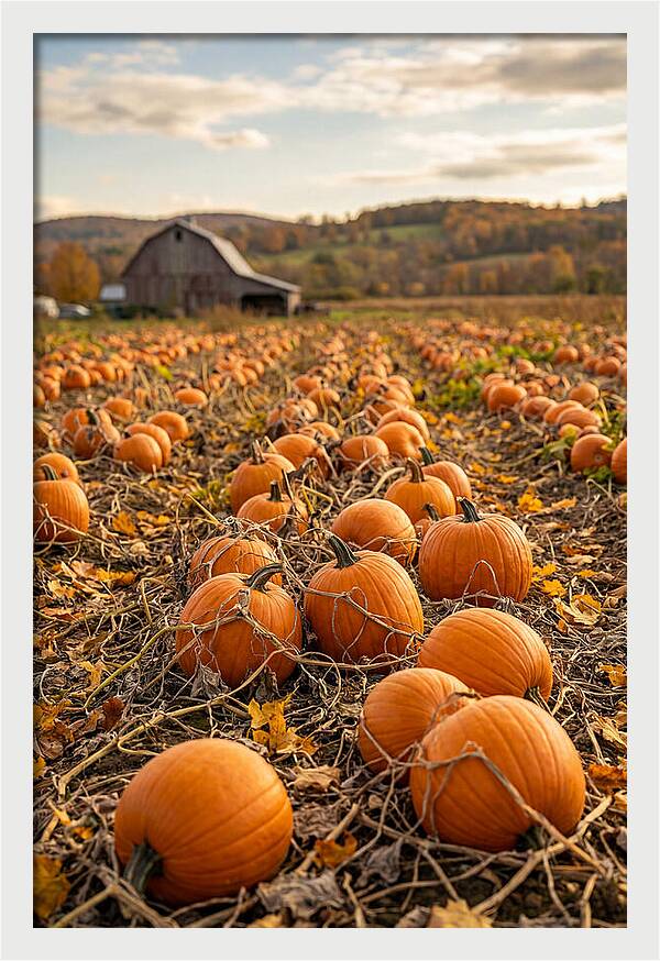 Autumns Bounty Of Pumpkins
