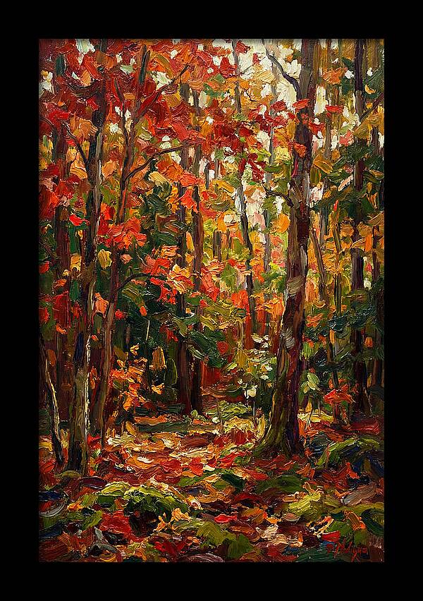 Autumns Embrace In The Woods