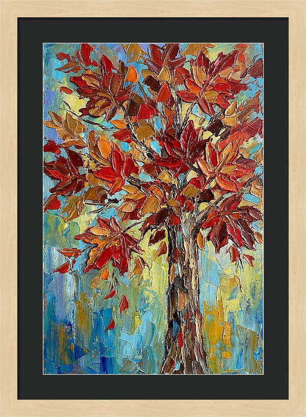 Autumns Fiery Maple Display