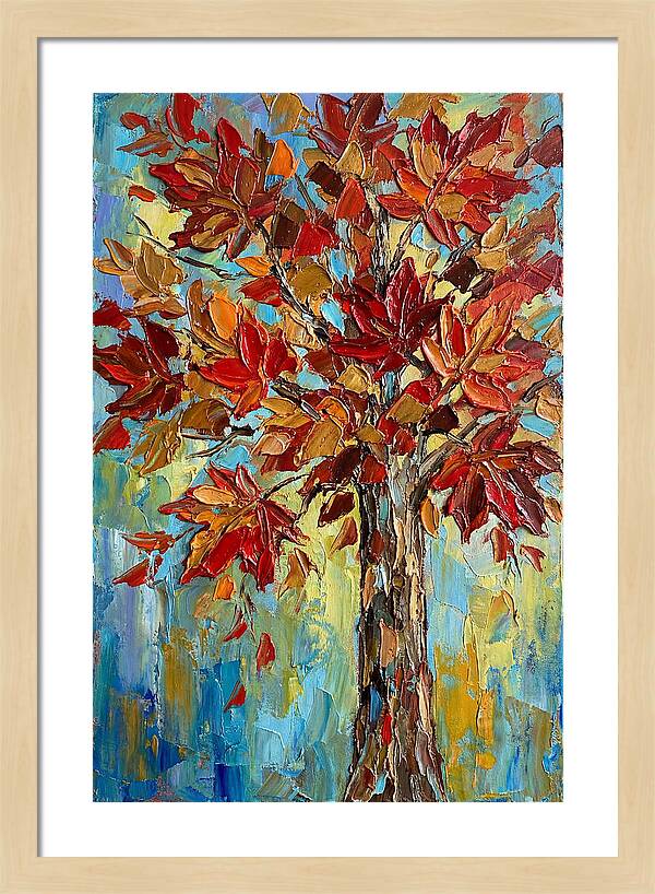 Autumns Fiery Maple Display