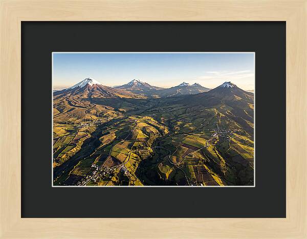 Avenue Of The Volcanoes From Above