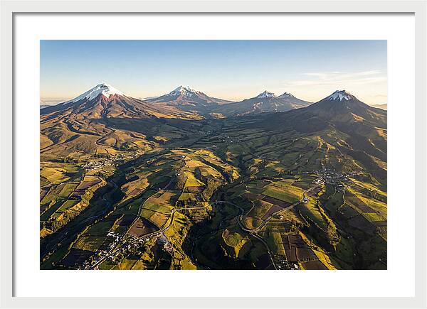 Avenue Of The Volcanoes From Above