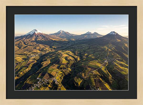 Avenue Of The Volcanoes From Above