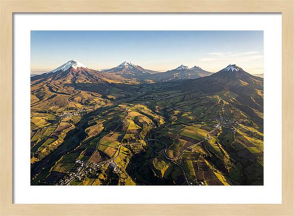 Avenue Of The Volcanoes From Above