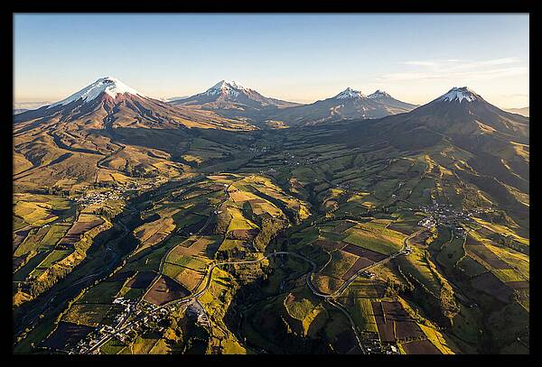 Avenue Of The Volcanoes From Above