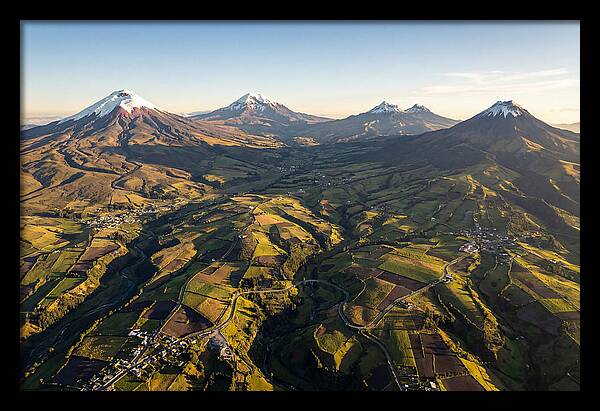 Avenue Of The Volcanoes From Above