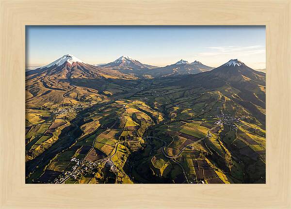 Avenue Of The Volcanoes From Above