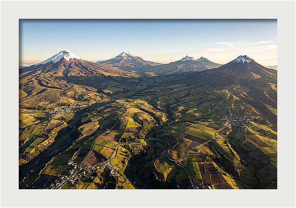 Avenue Of The Volcanoes From Above