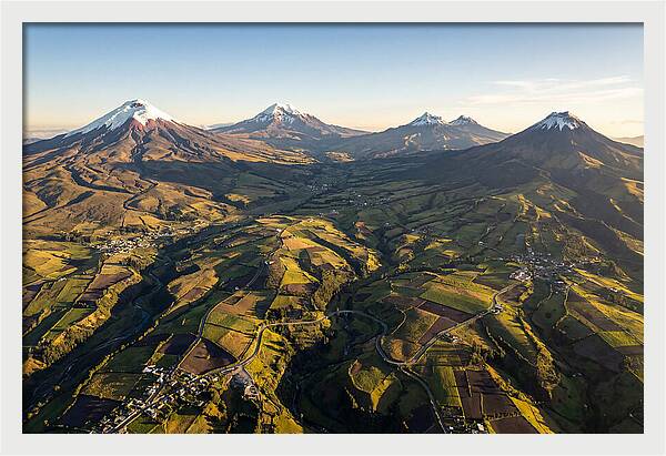 Avenue Of The Volcanoes From Above