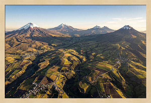 Avenue Of The Volcanoes From Above