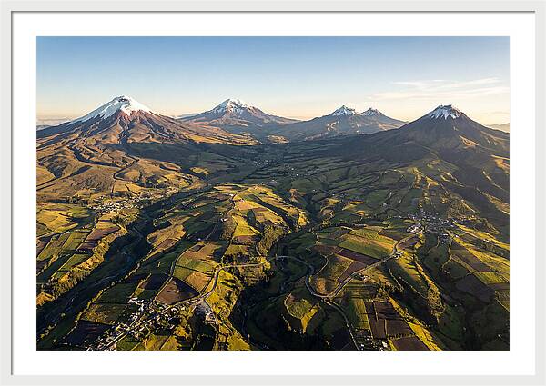 Avenue Of The Volcanoes From Above