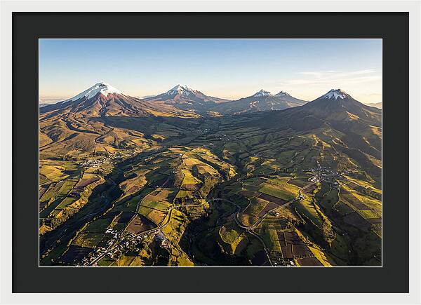 Avenue Of The Volcanoes From Above