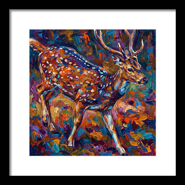 Axis Deer In Vibrant Colors