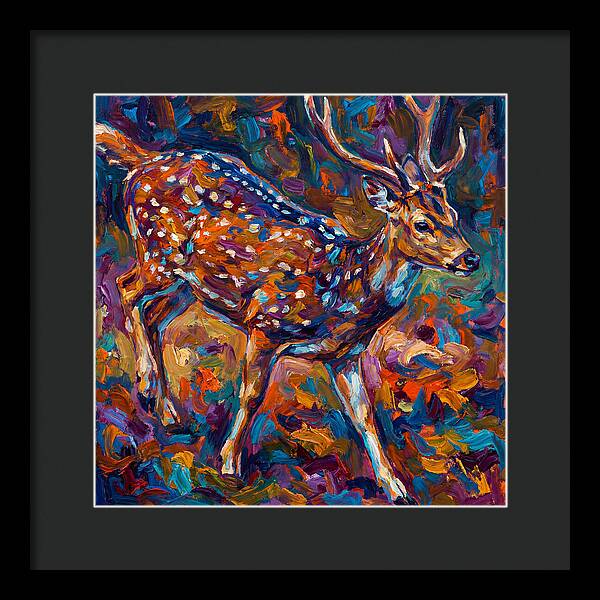 Axis Deer In Vibrant Colors