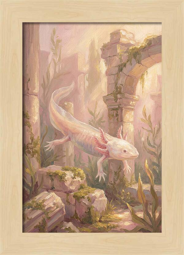 Axolotl Among Ruins