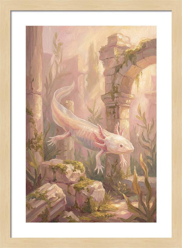 Axolotl Among Ruins