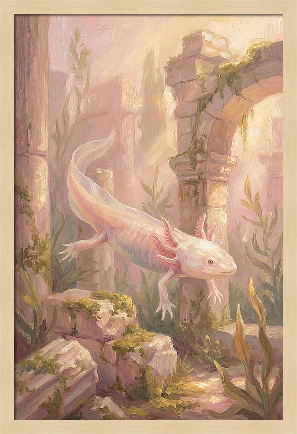 Axolotl Among Ruins