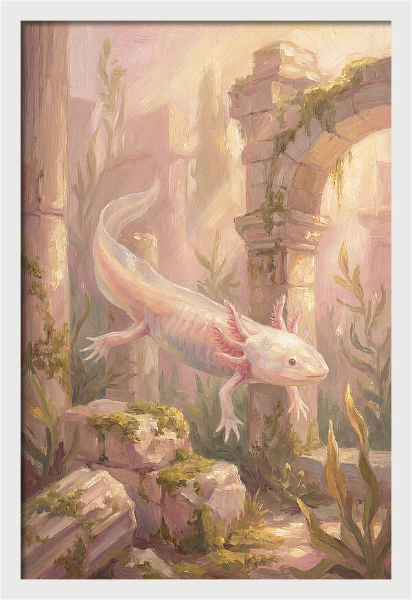 Axolotl Among Ruins