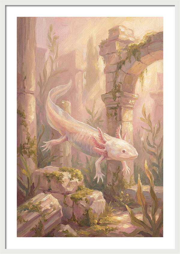 Axolotl Among Ruins