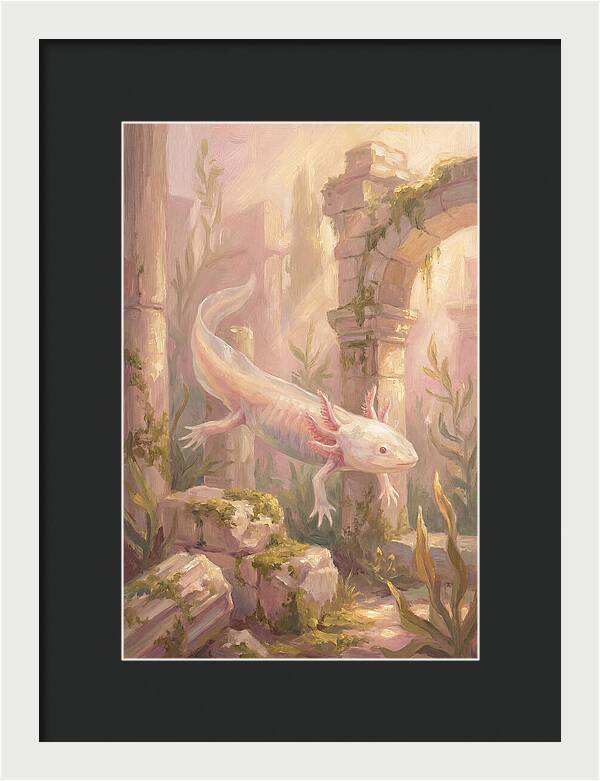 Axolotl Among Ruins