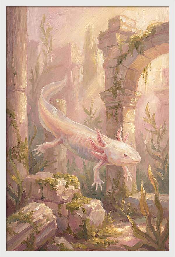 Axolotl Among Ruins