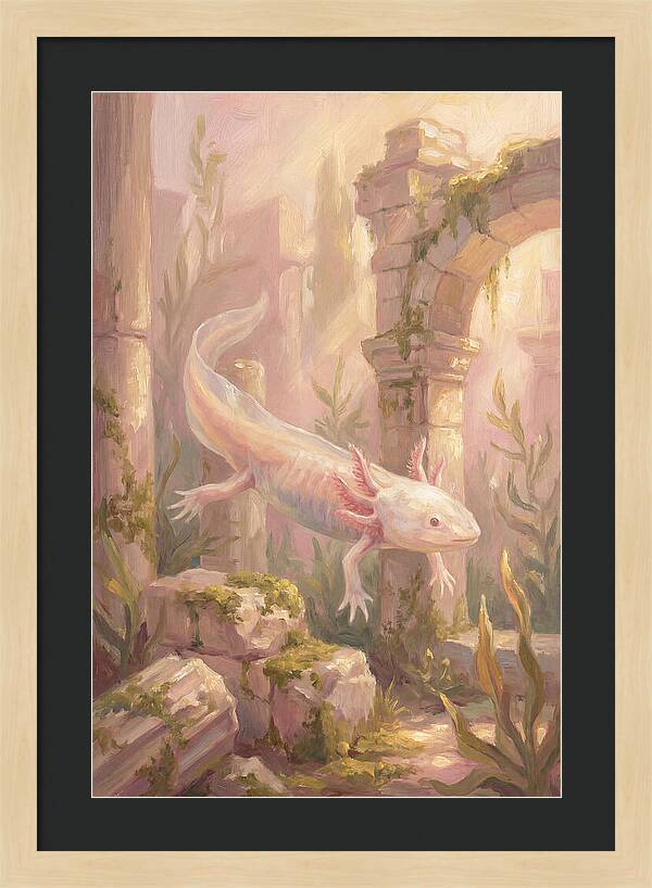 Axolotl Among Ruins
