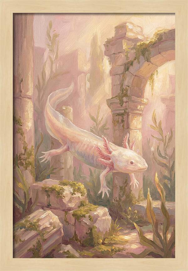 Axolotl Among Ruins