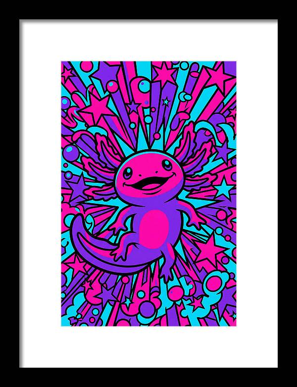 Axolotl Pop Art Explosion