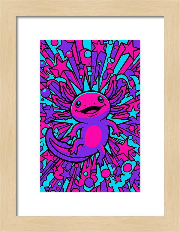 Axolotl Pop Art Explosion