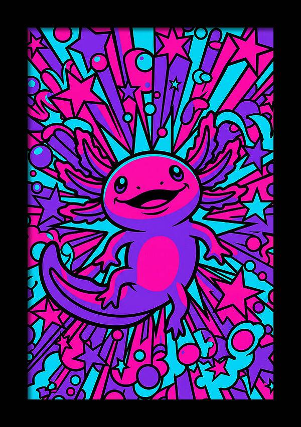 Axolotl Pop Art Explosion