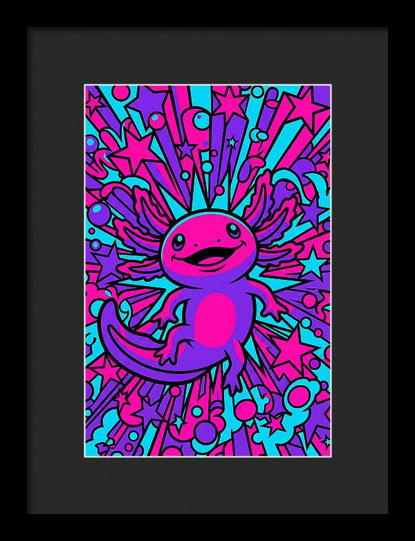 Axolotl Pop Art Explosion
