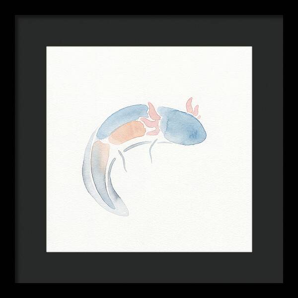 Axolotl Watercolor Minimalism