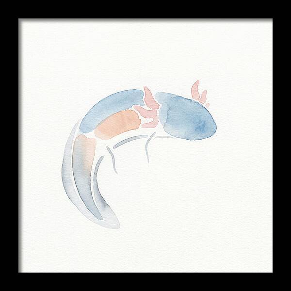 Axolotl Watercolor Minimalism