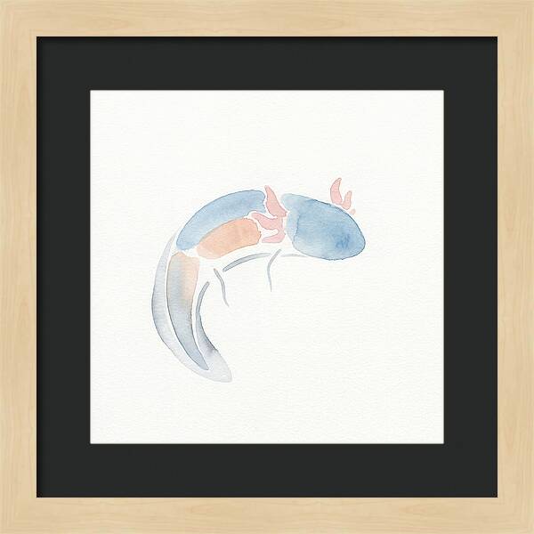 Axolotl Watercolor Minimalism
