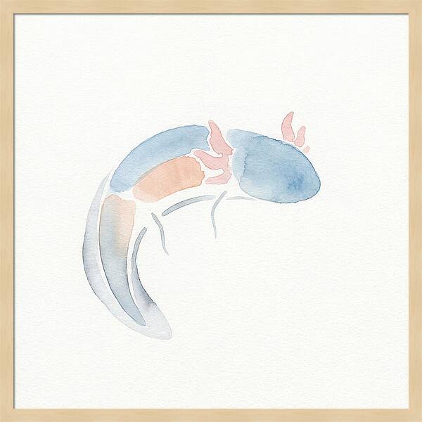 Axolotl Watercolor Minimalism