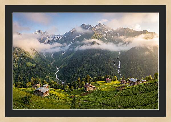 Ayder Plateau And Kackar Mountains
