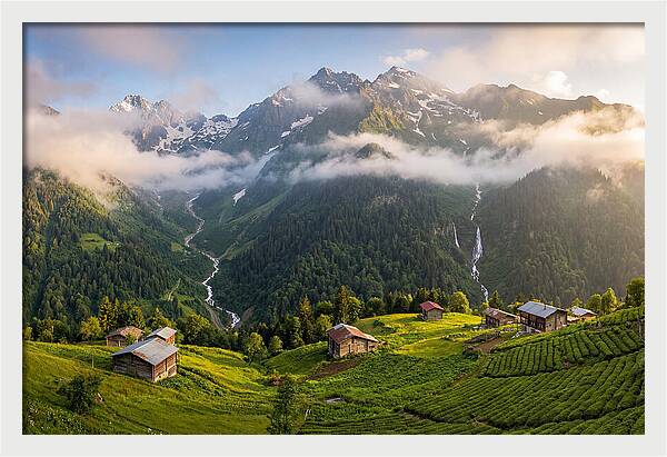 Ayder Plateau And Kackar Mountains