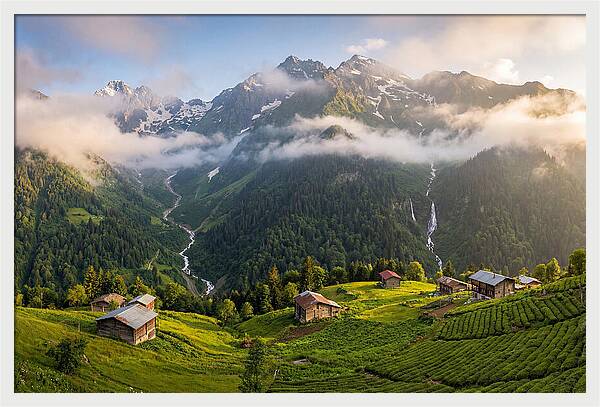 Ayder Plateau And Kackar Mountains