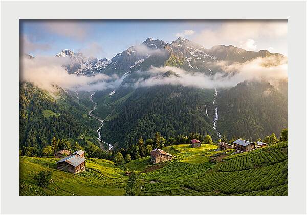 Ayder Plateau And Kackar Mountains