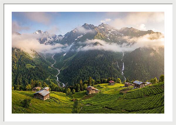 Ayder Plateau And Kackar Mountains