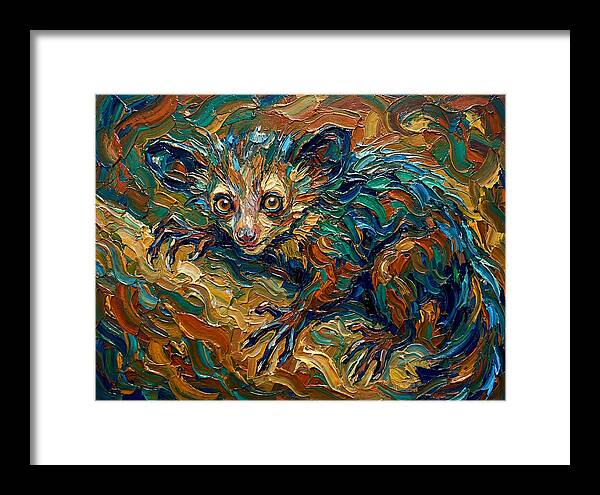 Aye Aye In Vibrant Swirls