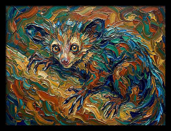 Aye Aye In Vibrant Swirls